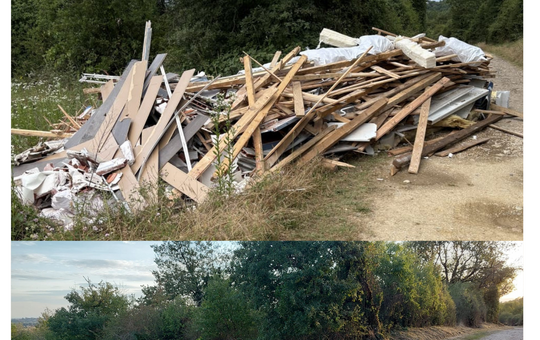 Dépôt sauvage de déchets : une enquête ayant permis d’identifier l’auteur des faits